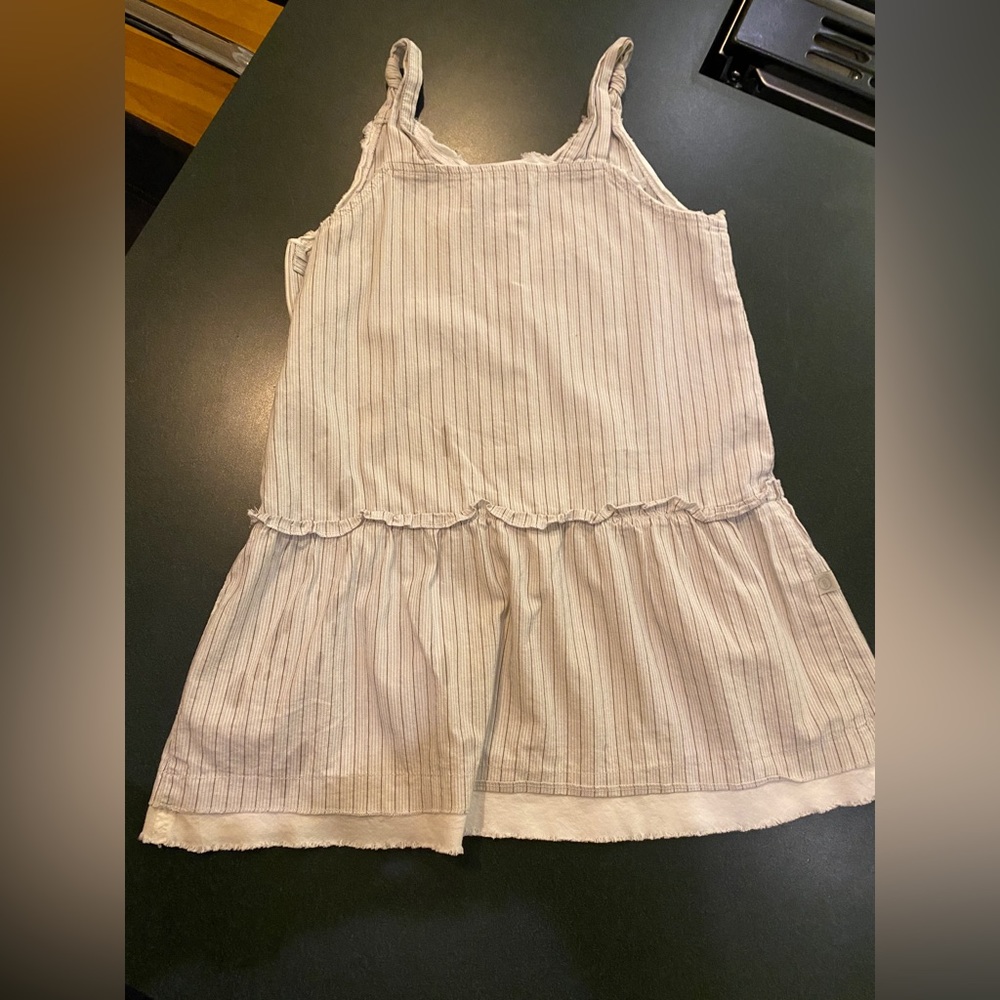 JeanBourget sleeveless girls dress with rhinestones on it